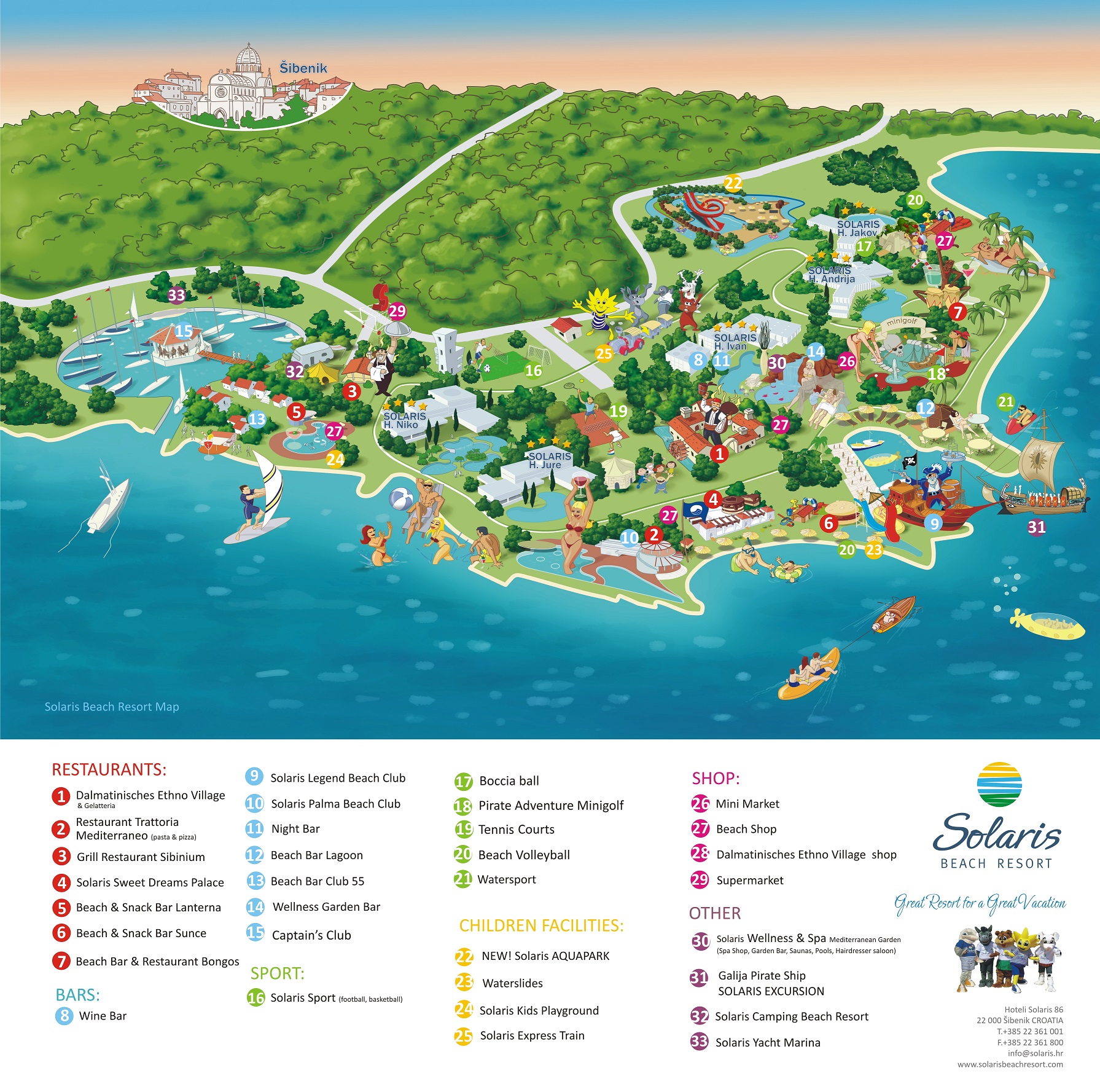 Kamp Solaris - Šibenik - Avtokampi.si