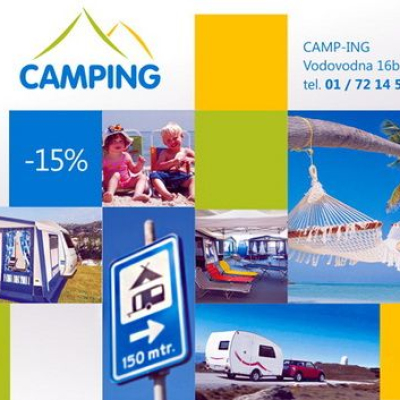 Camp - ing Orehek Domžale predprostori baldahini šotori