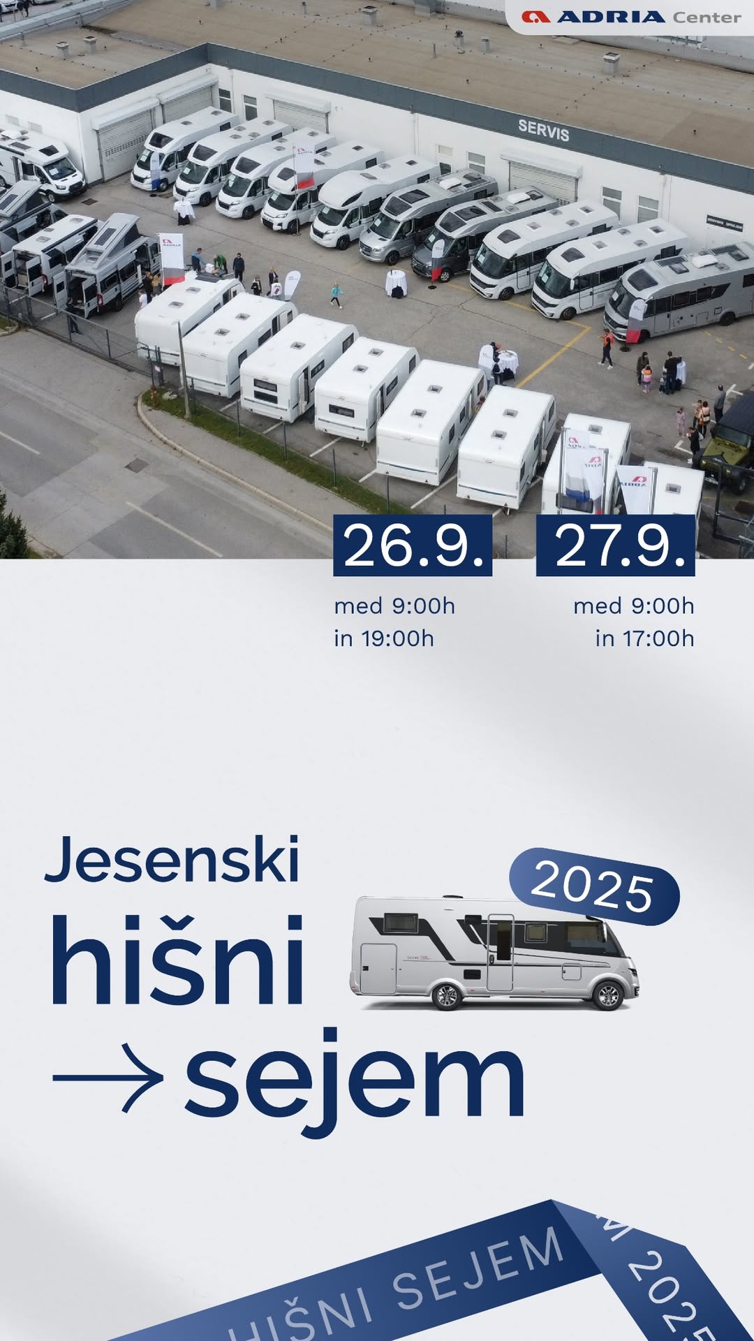 Jesenski hišni sejem Adria Center Novo mesto - Avtokampi