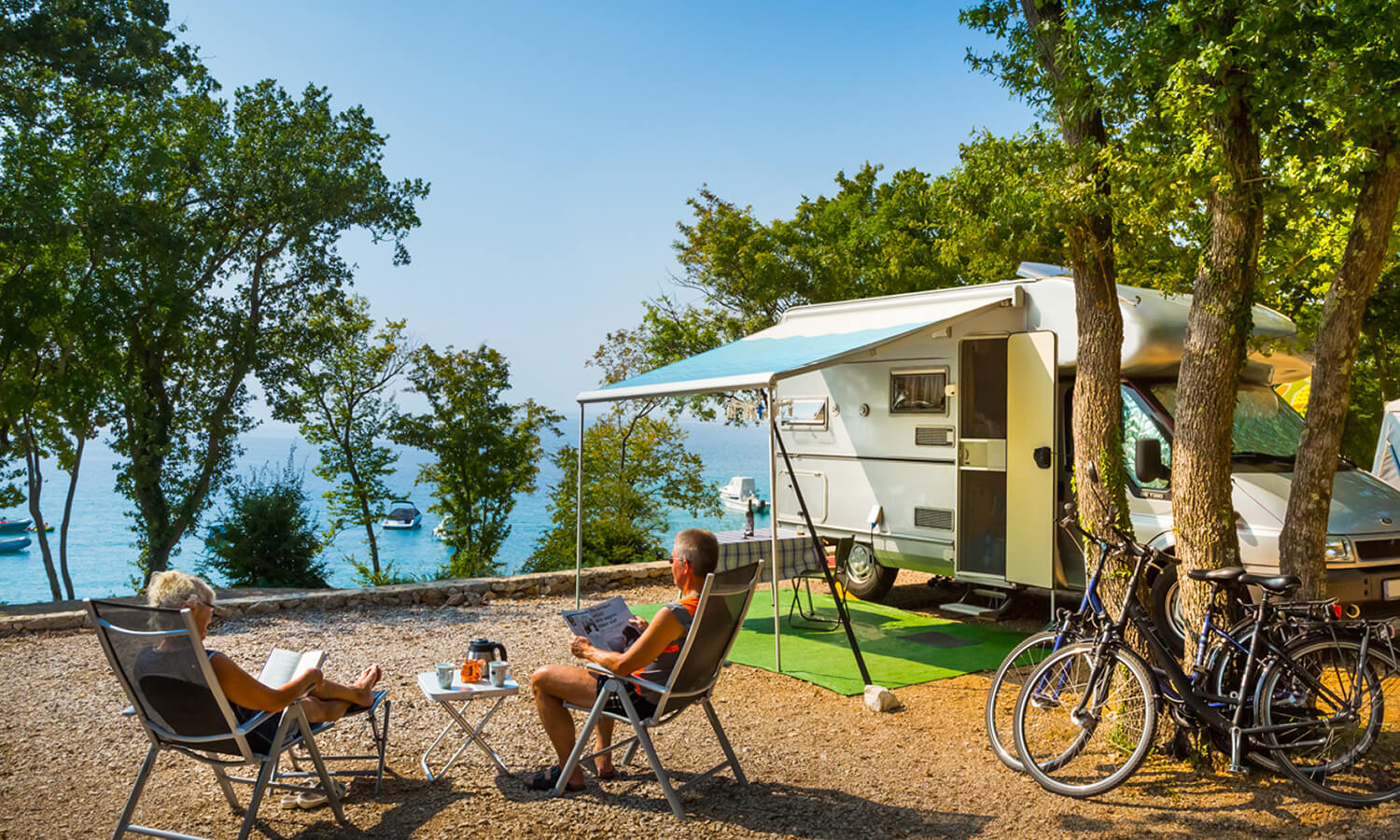Aminess kampi - Novigrad in Njivice - Avtokampi.si