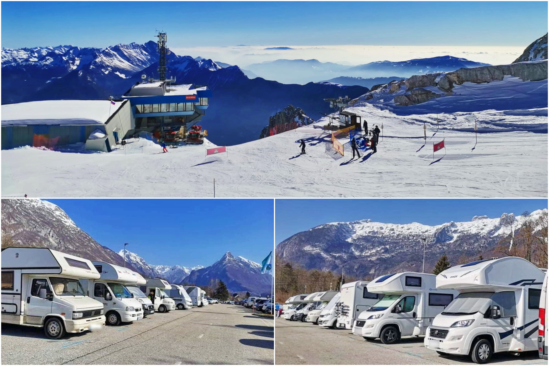 Smučišče Kanin - akcija smučanje in PZA - Avtokampi.si