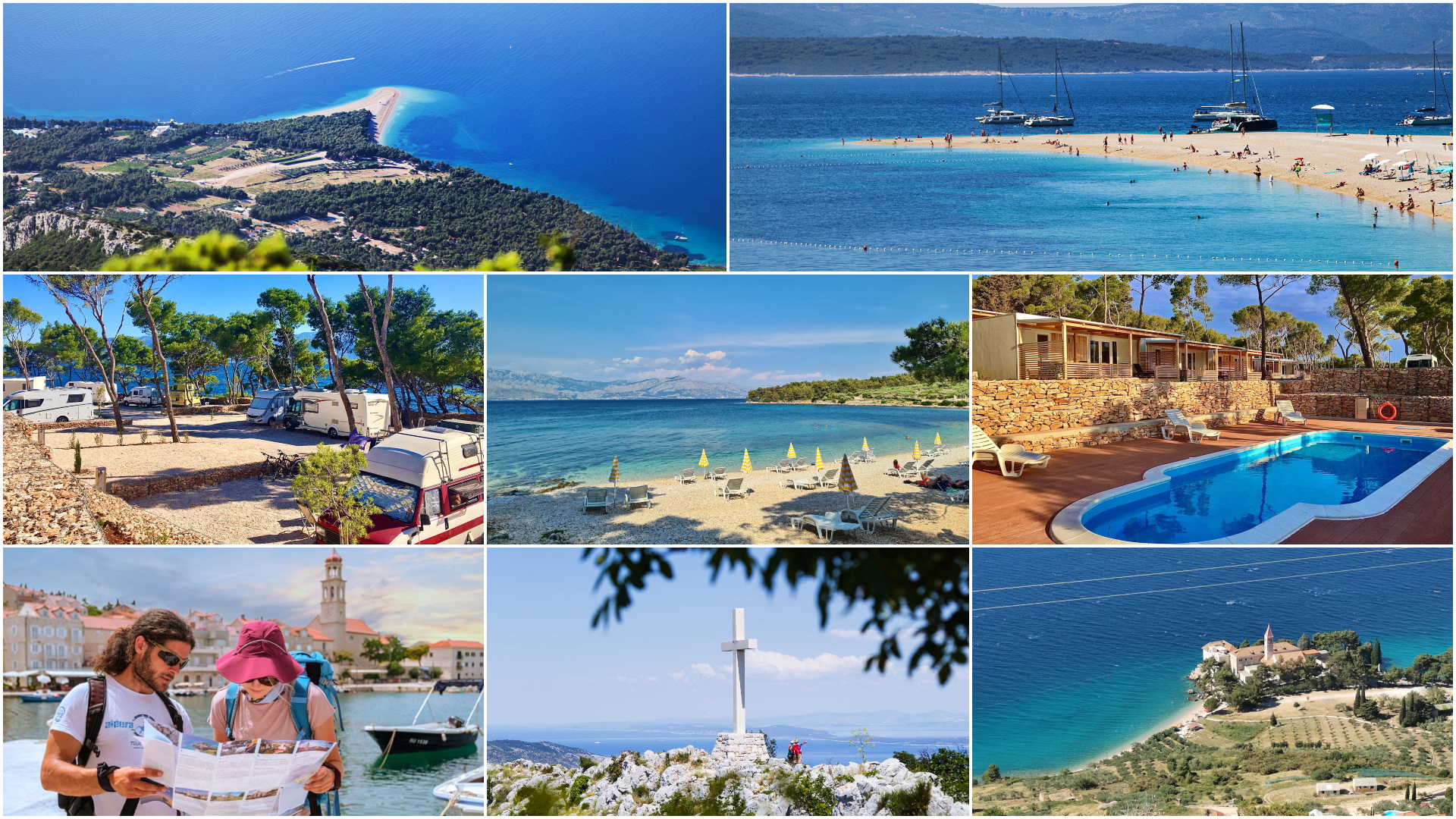 Camping Bunja has a special promotion of camping and renting a mobile home  on the island of Brac - Avtokampi.si