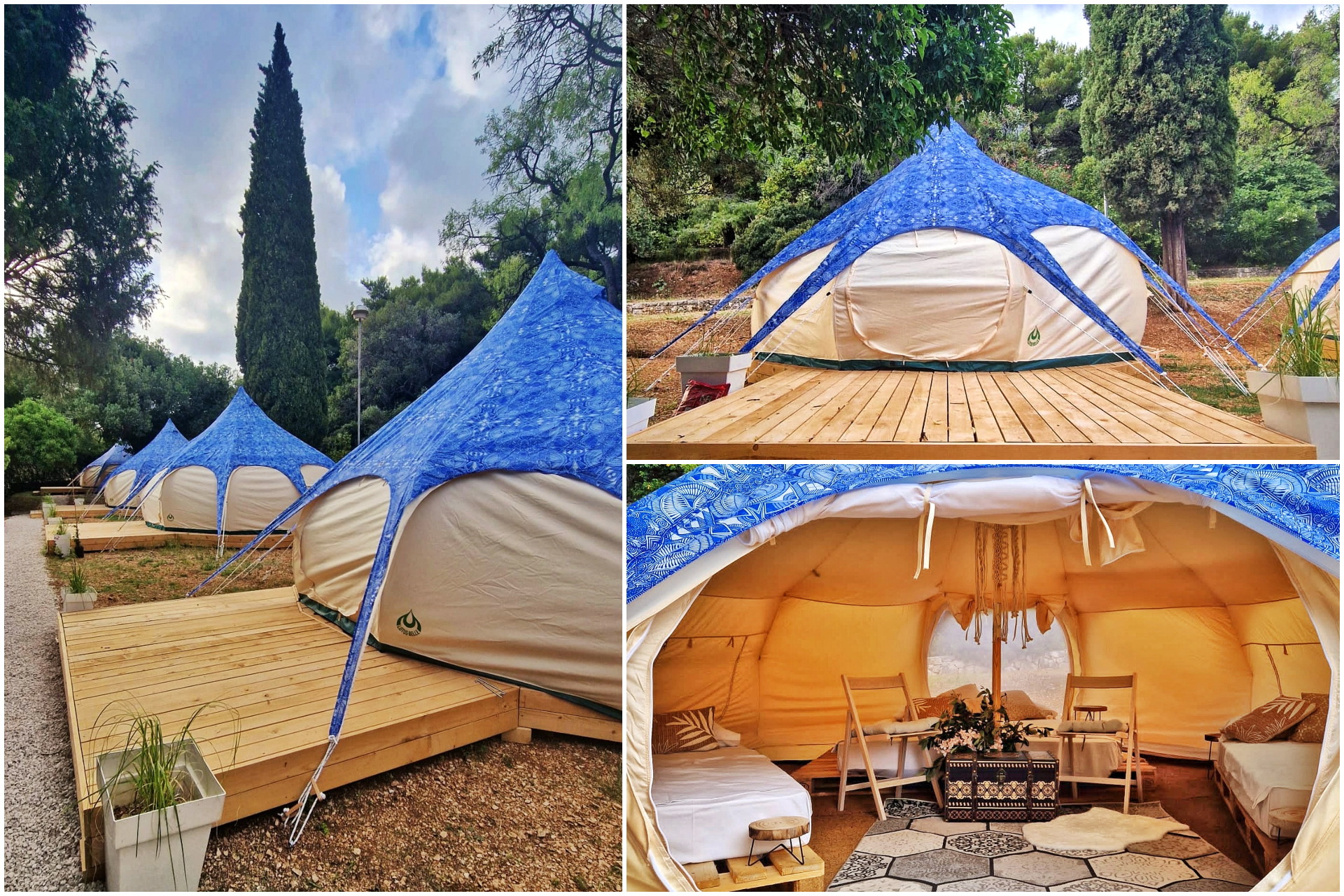 Kamp Perna - novi glamping šotori, Pelješac - Avtokampi.si