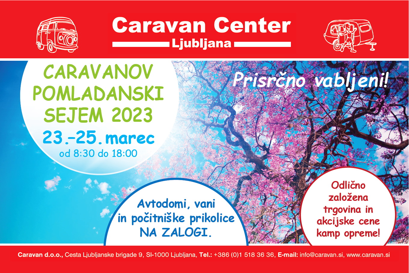 Caravan Center Ljubljana - dnevi odprtih vrat 2023 - Avtokampi.si