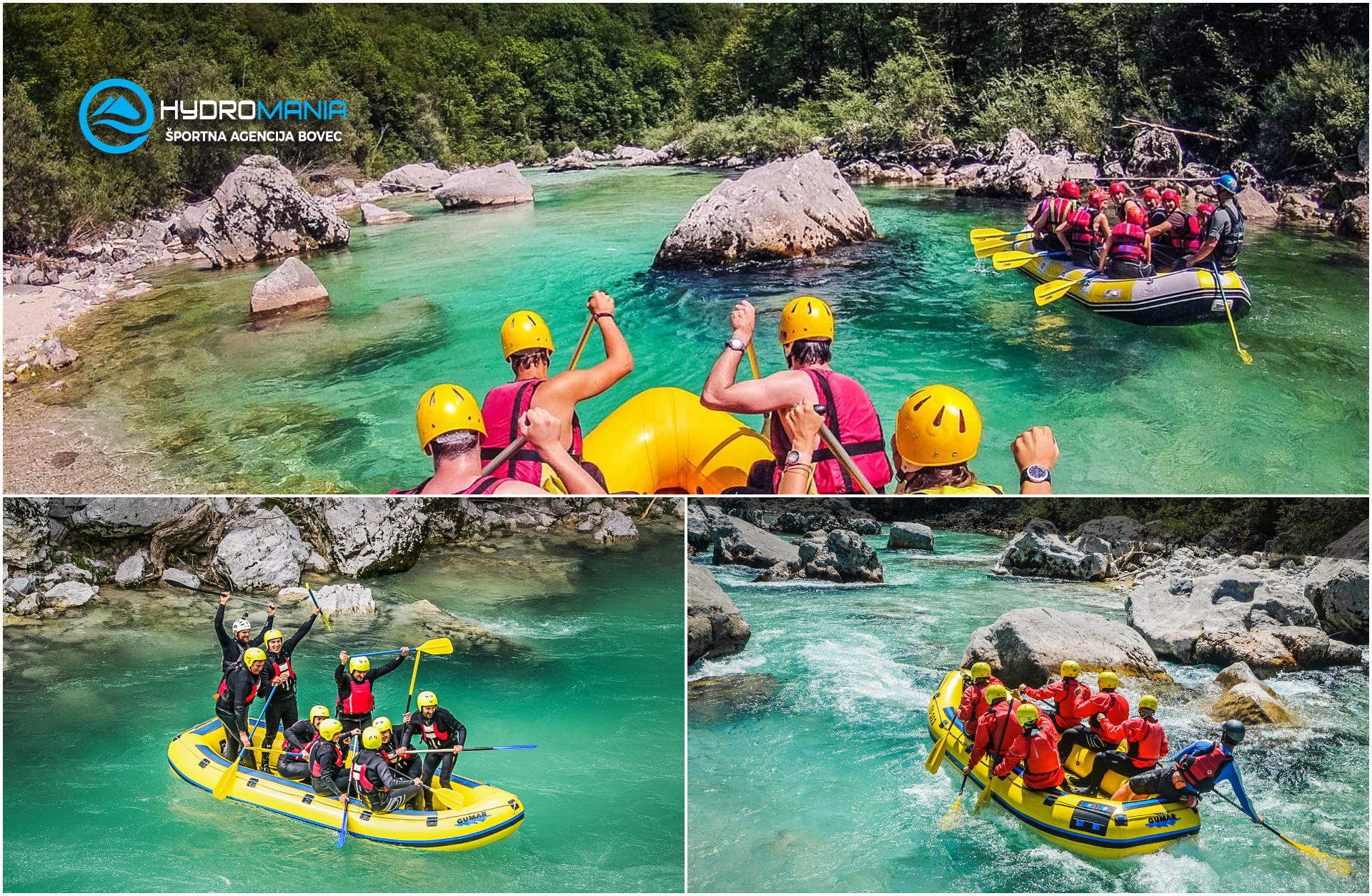 Rafting reka Soča - HydroMania - Bovec