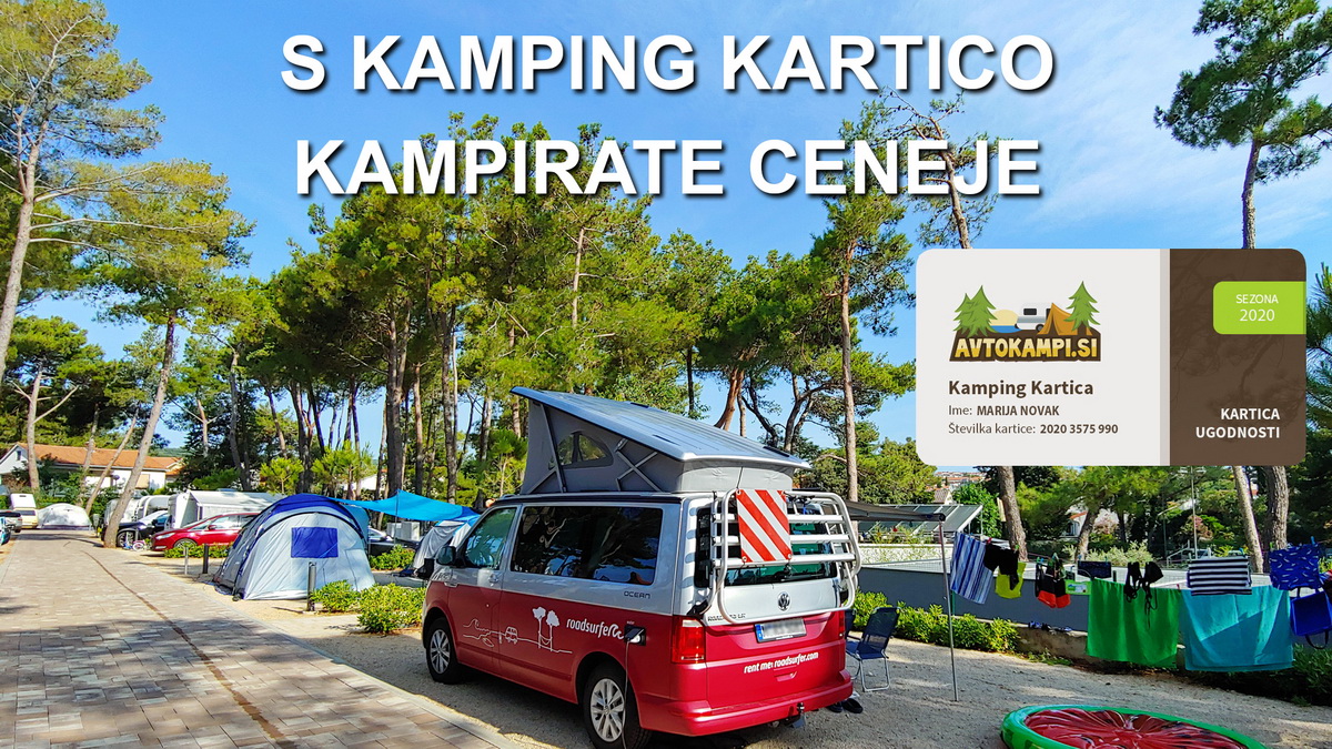 kamping kartica - popust kampi Valamar