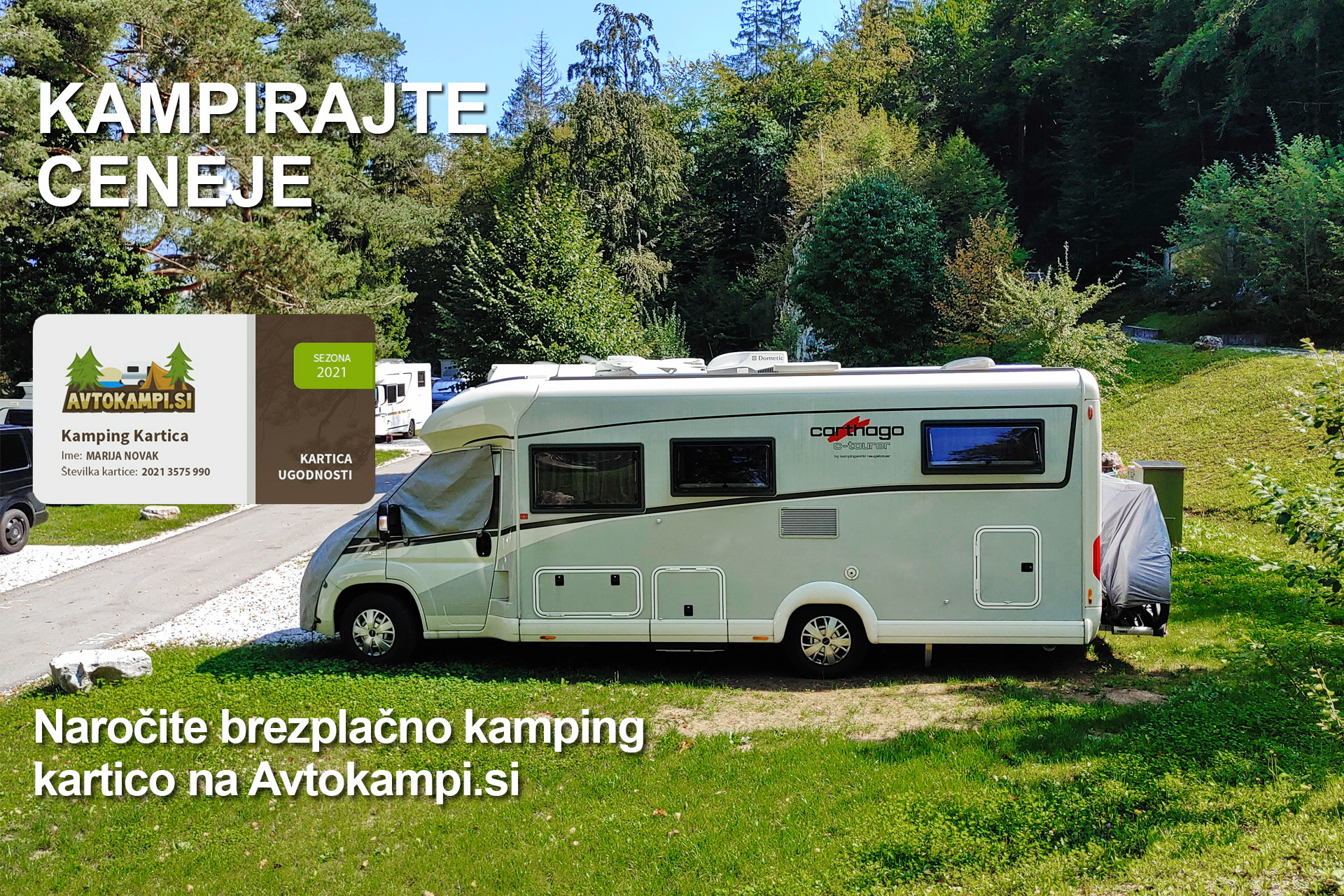 Avtokampi kamping kartica - jesenske ugodnosti v kampih po Sloveniji