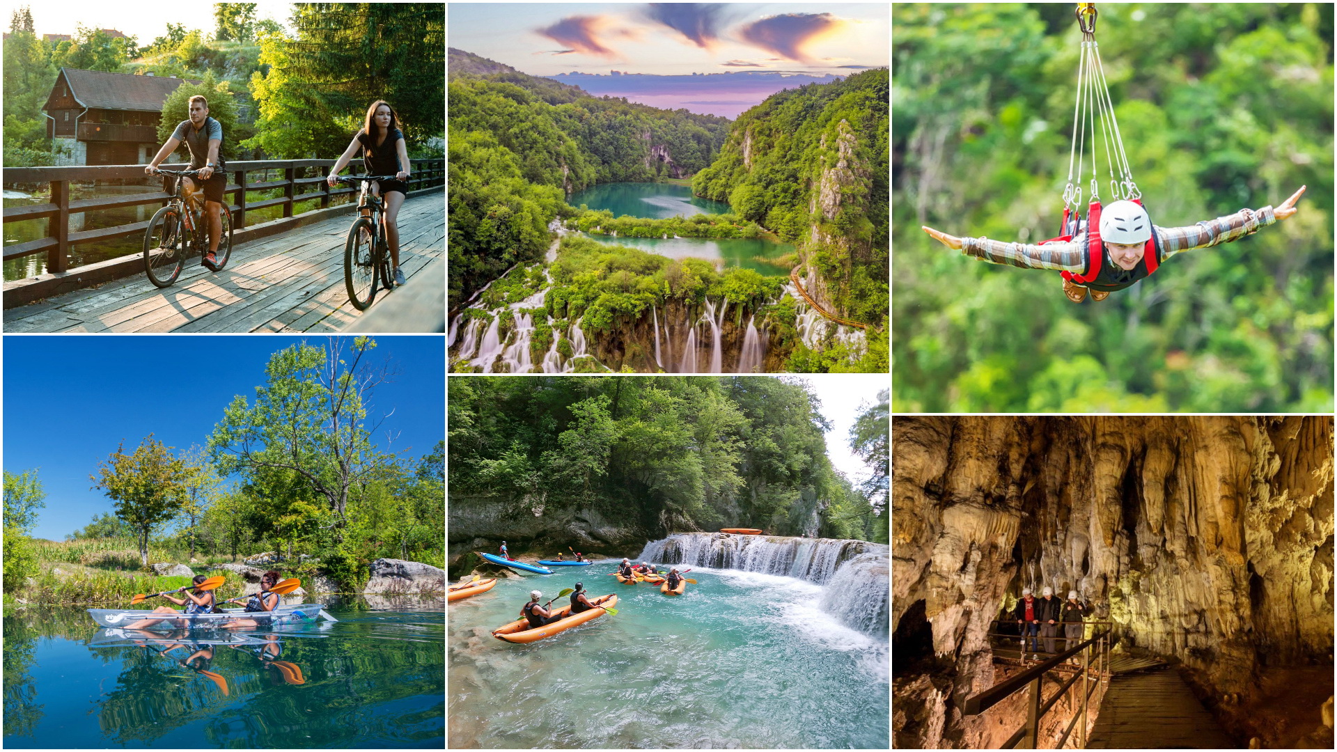 kampiranje - aktivne počitnice Plitviška jezera - Hrvaška