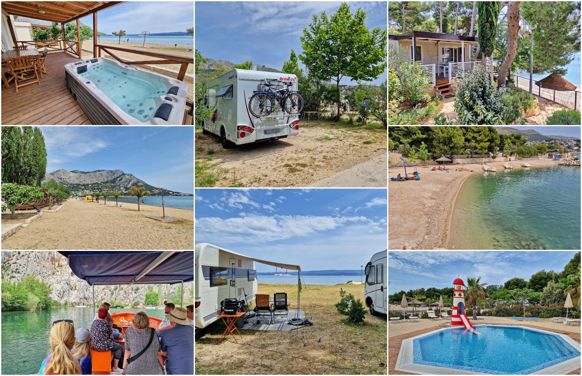 Kampiranje v Splitu in Omišu - Avtokampi.si