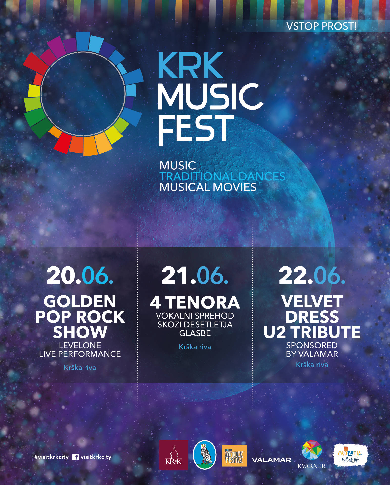 Krk Music Fest 2025 program - Avtokampi.si