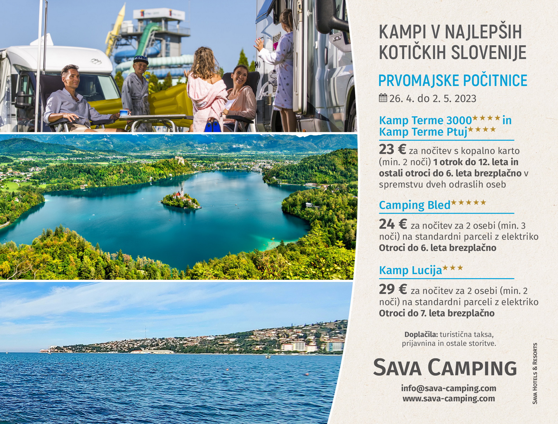 Prvomajske počitnice - kampiranje Slovenija - Avtokampi.si