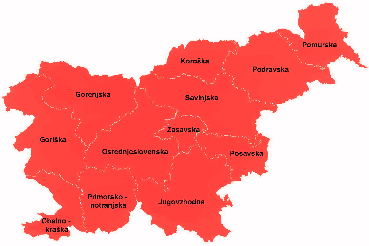Slovenija - statistične regije