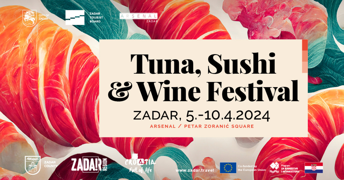 Zadar vabi na Festival tune, sušija in vina od 5. do 10. aprila- Avtokampi.si