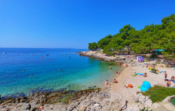 plaža - Kamp Čikat - Mali Lošinj, Hrvaška