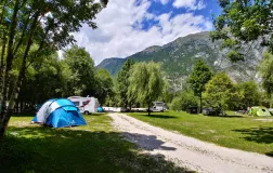 kamp Klin - dolina reke Soče - Bovec