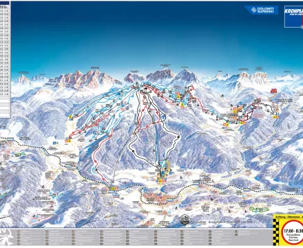 Kronplatz ski map 2023 - 2024