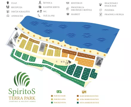 Zemljevid kampa Terra Park SpiritoS - Sveti Duh