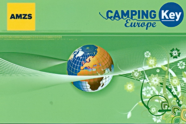 V AMZS po kamping kartico Camping Key Europe