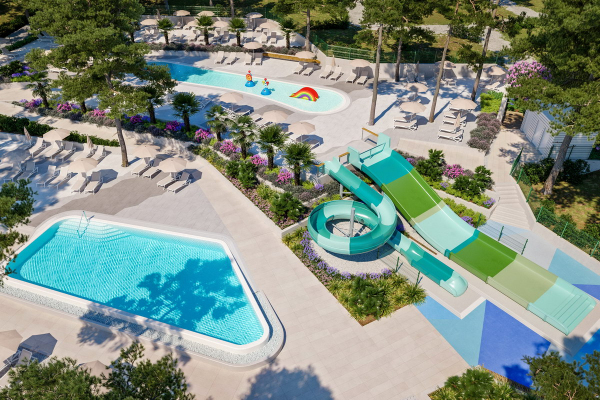 Campsite Jezevac on island Krk is invitiing you with NEW swimming POOLS 
