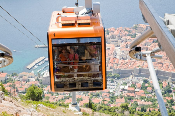 Dubrovnik – Z žičnico nad mesto