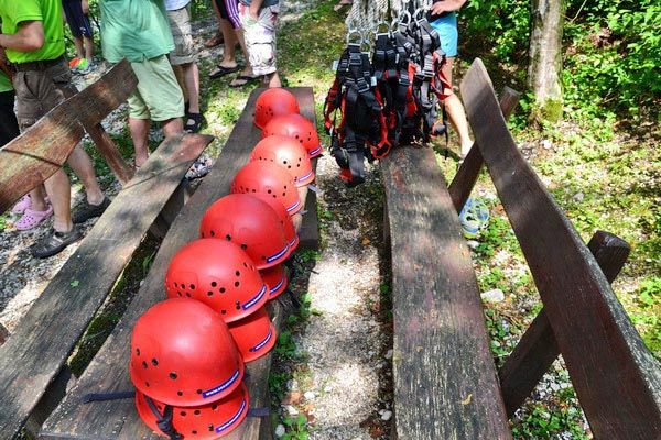 V kampu Koren v Kobaridu imajo nov adrenalinski park