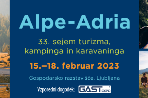 Sejem Alpe-Adria 2023: čas je za turizem in prosti čas od 15. do 18. februarja v Ljubljani