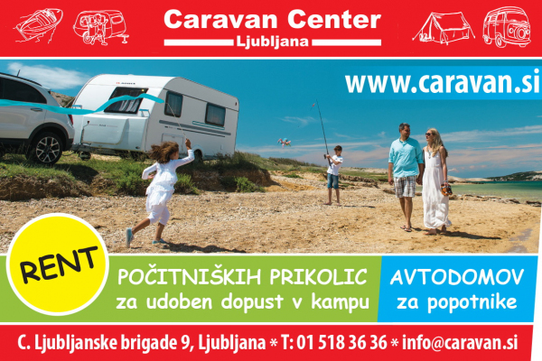 Caravan center Ljubljana - junijska akcija na kamping in karavaning opremo