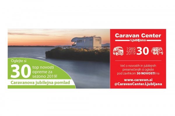 Caravan center - 30 novosti kamping in karavaning opreme