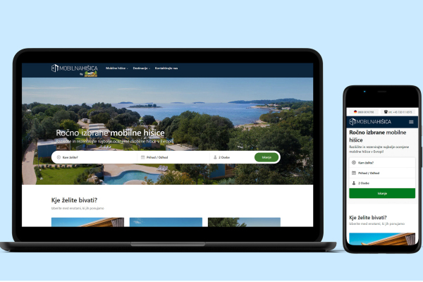 Poišči in rezerviraj počitnice v mobilni hišici na novem portalu MobilnaHišica