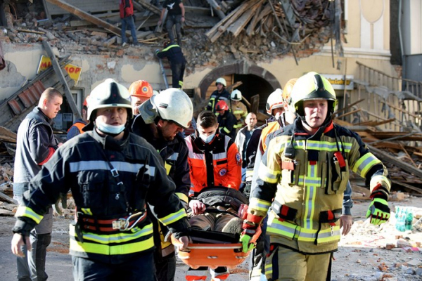 Pomoč za žrtve potresa na Hrvaškem