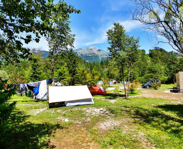 kamp Prijon Čezsoča Bovec