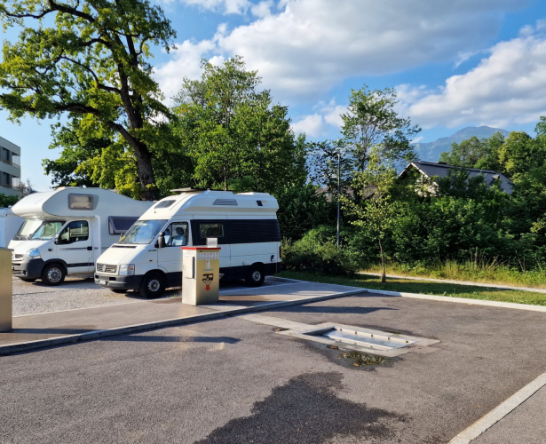 camper stop Bled - Slovenia